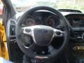 ST Tangerine Scream/Charcoal Black Recaro Sport Seats Steering Wheel Photo for 2014 Ford Focus #87609645