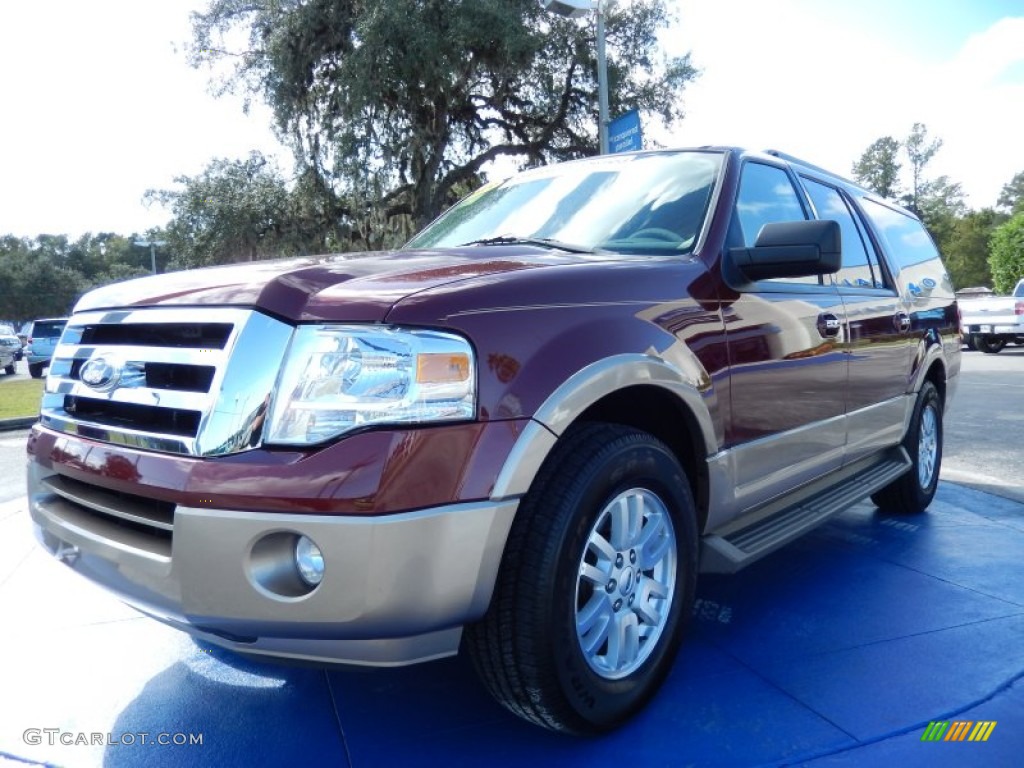 2013 Expedition EL XLT - Autumn Red / Camel photo #1