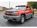 2002 Sunset Orange Metallic Chevrolet Avalanche Z71 4x4 #87569156