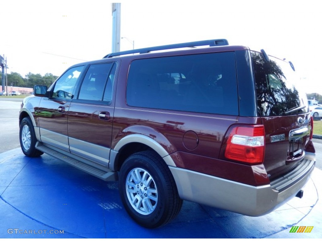 2013 Expedition EL XLT - Autumn Red / Camel photo #3