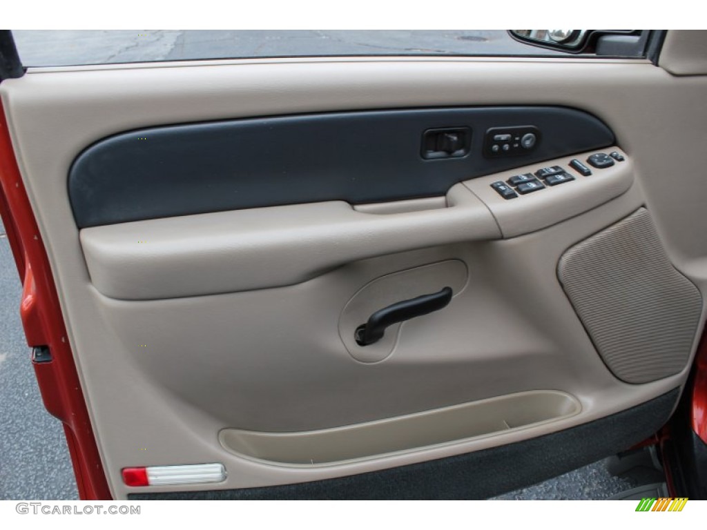 2002 Chevrolet Avalanche Z71 4x4 Medium Neutral Door Panel Photo #87609904