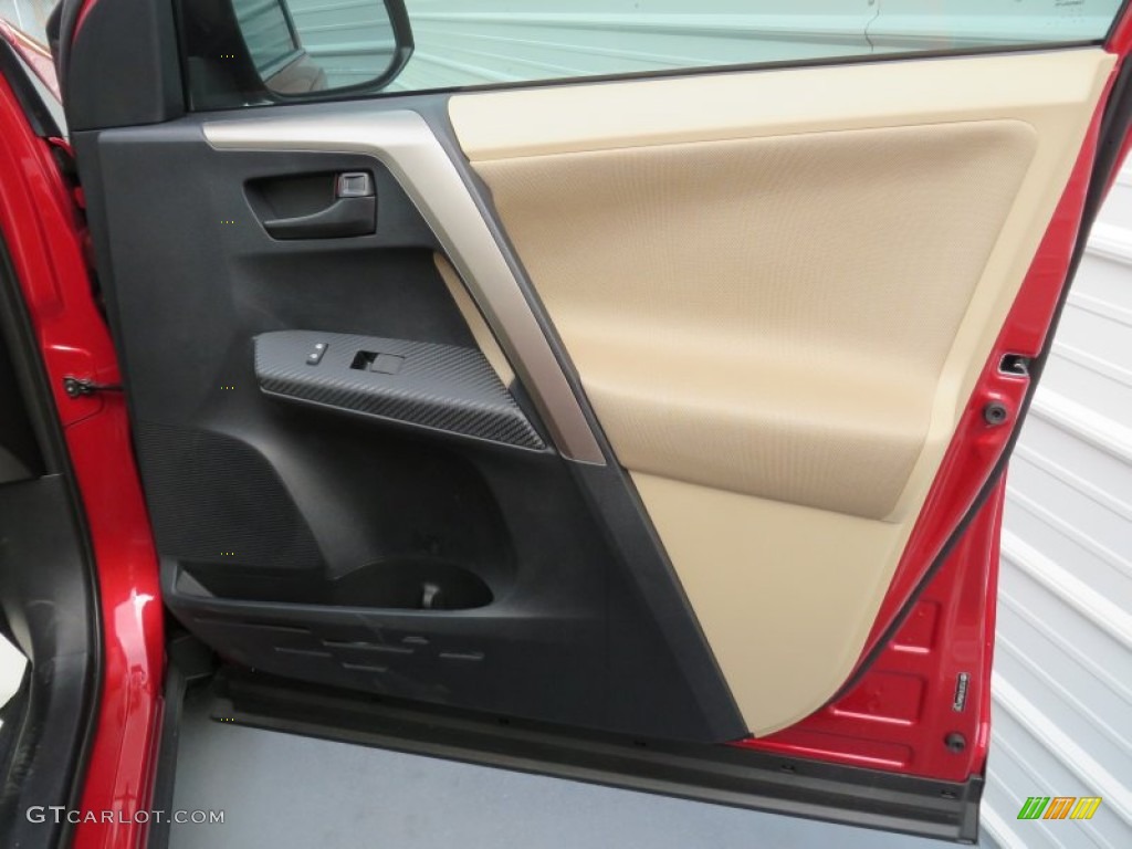 2013 Toyota RAV4 LE Beige Door Panel Photo #87610003