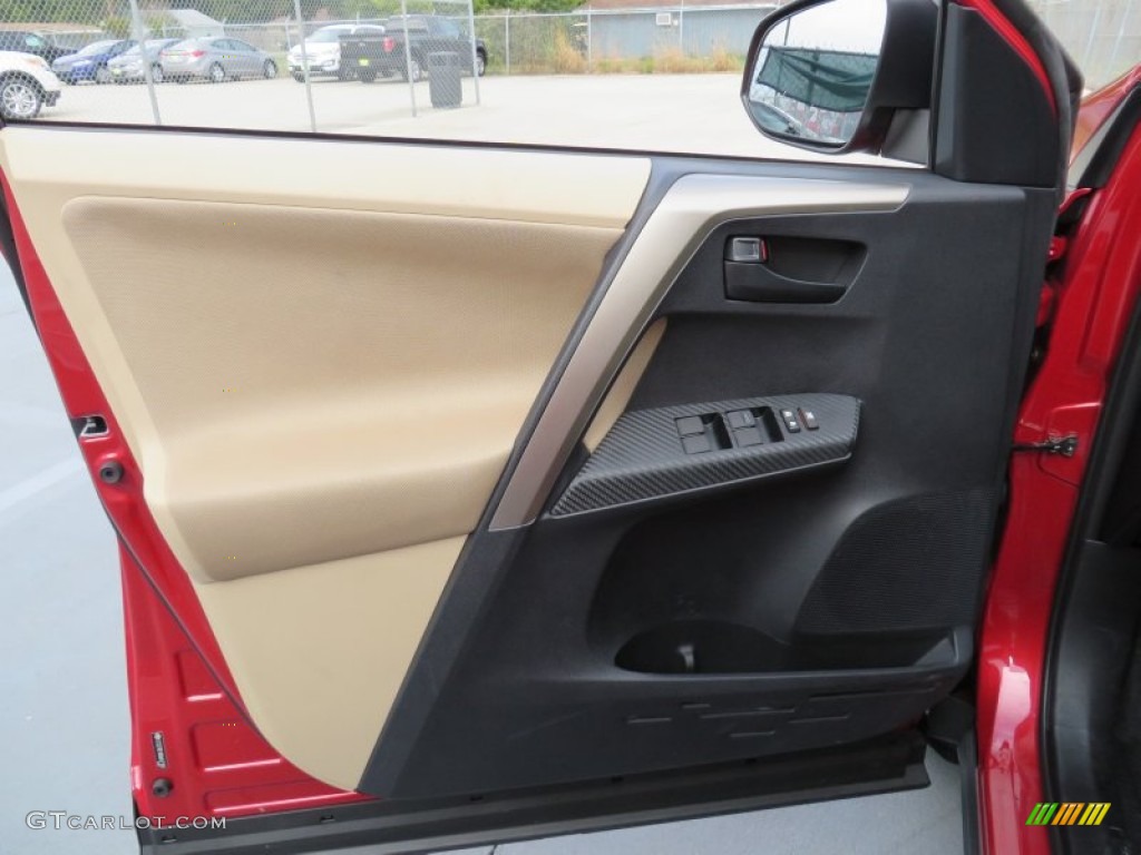 2013 Toyota RAV4 LE Beige Door Panel Photo #87610130