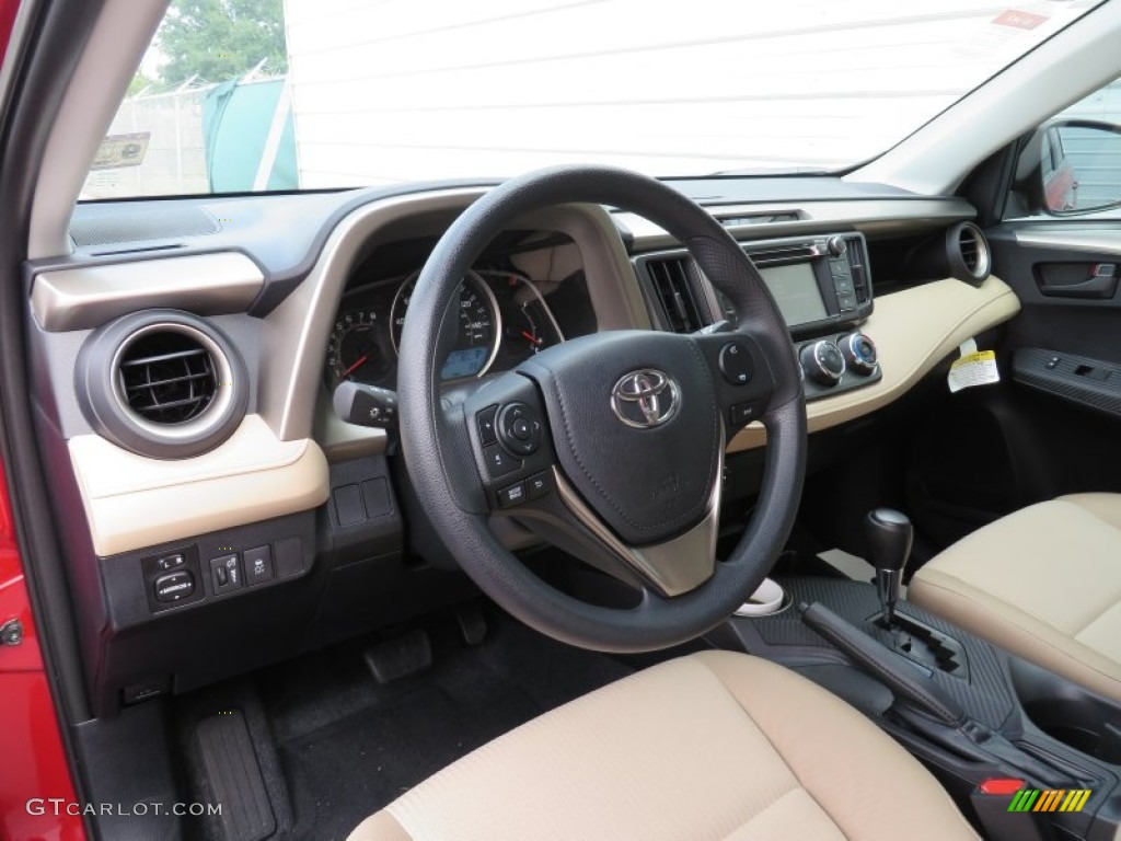 Beige Interior 2013 Toyota RAV4 LE Photo #87610156