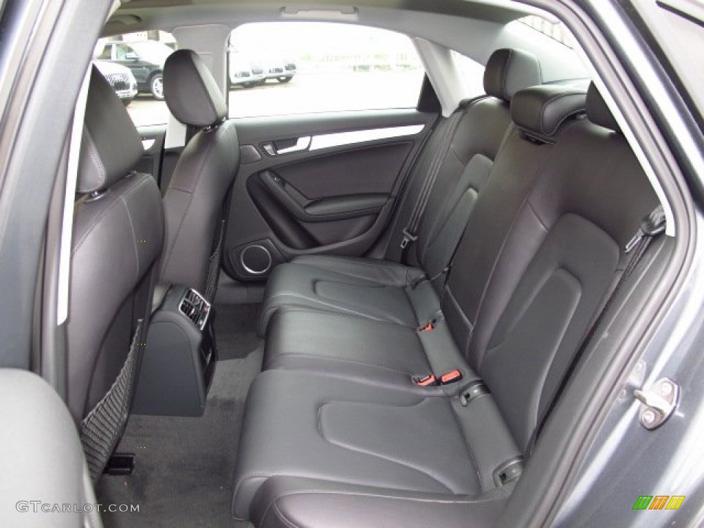 2014 A4 2.0T Sedan - Monsoon Grey Metallic / Black photo #12