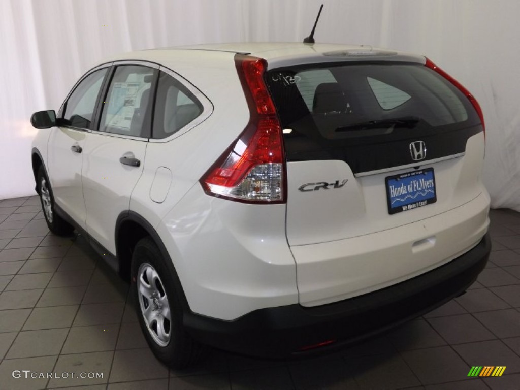 2014 CR-V LX - White Diamond Pearl / Gray photo #6