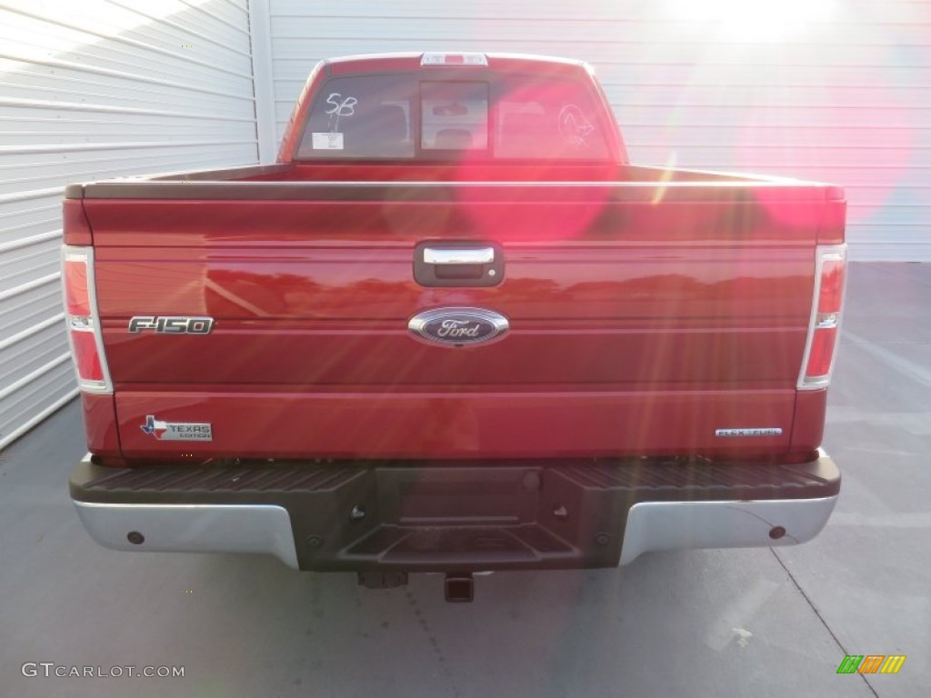 2013 F150 XLT SuperCab - Ruby Red Metallic / Steel Gray photo #6