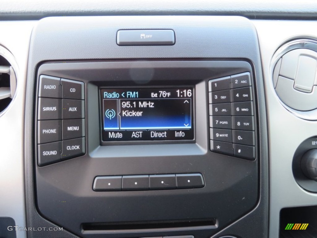 2013 F150 XLT SuperCab - Ruby Red Metallic / Steel Gray photo #33