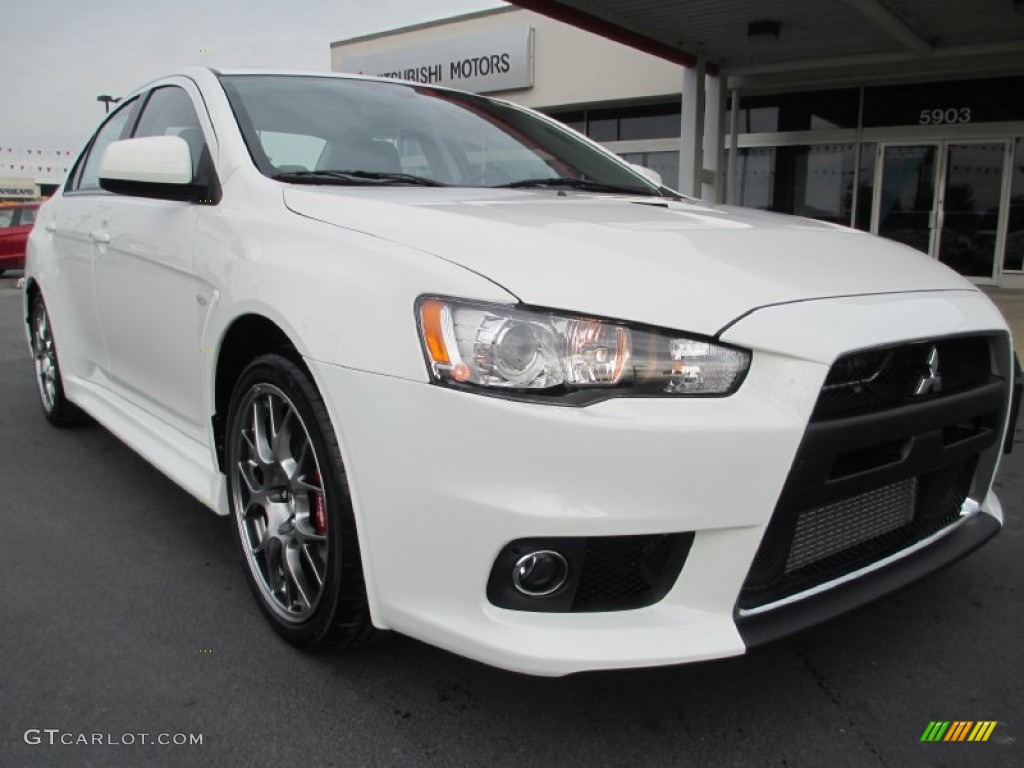 2014 Lancer Evolution MR - Wicked White / Black photo #1