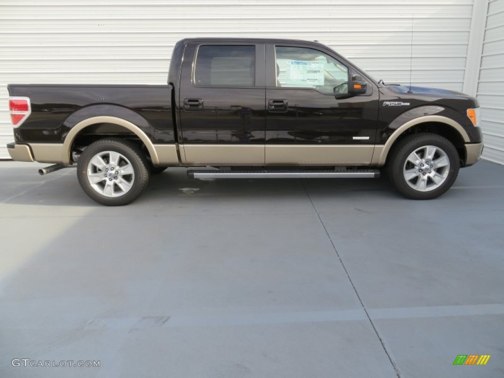 2013 F150 Lariat SuperCrew - Kodiak Brown Metallic / Adobe photo #43