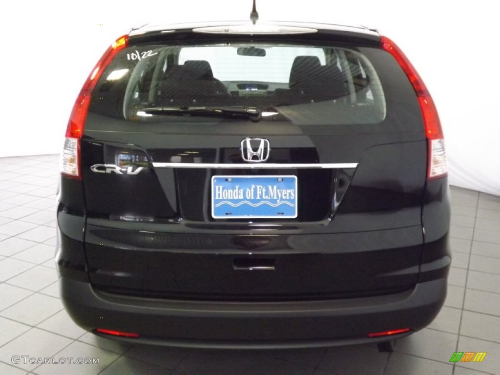 2014 CR-V LX - Crystal Black Pearl / Black photo #7