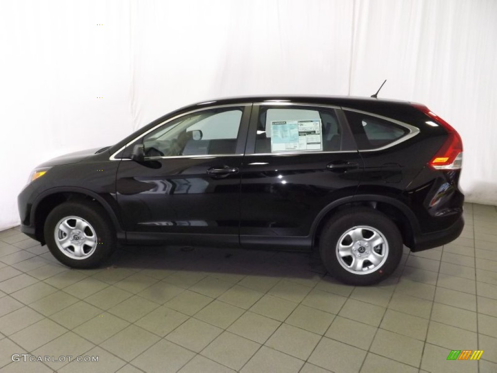 2014 CR-V LX - Crystal Black Pearl / Black photo #8
