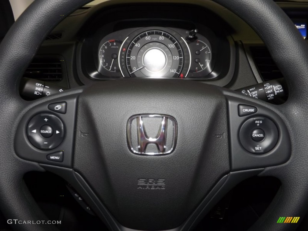 2014 CR-V LX - Crystal Black Pearl / Black photo #20