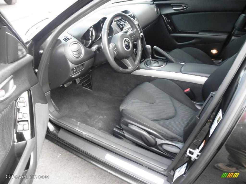 Black Interior 2011 Mazda RX-8 Sport Photo #87612973