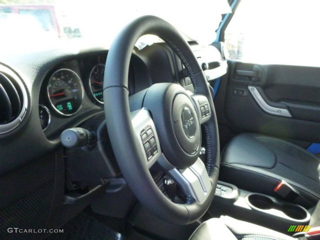 2014 Jeep Wrangler Freedom Edition 4x4 Steering Wheel Photos