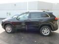 2014 Brilliant Black Crystal Pearl Jeep Cherokee Latitude 4x4  photo #2