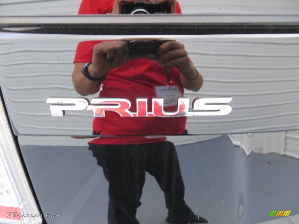 2013 Prius Two Hybrid - Black / Misty Gray photo #14
