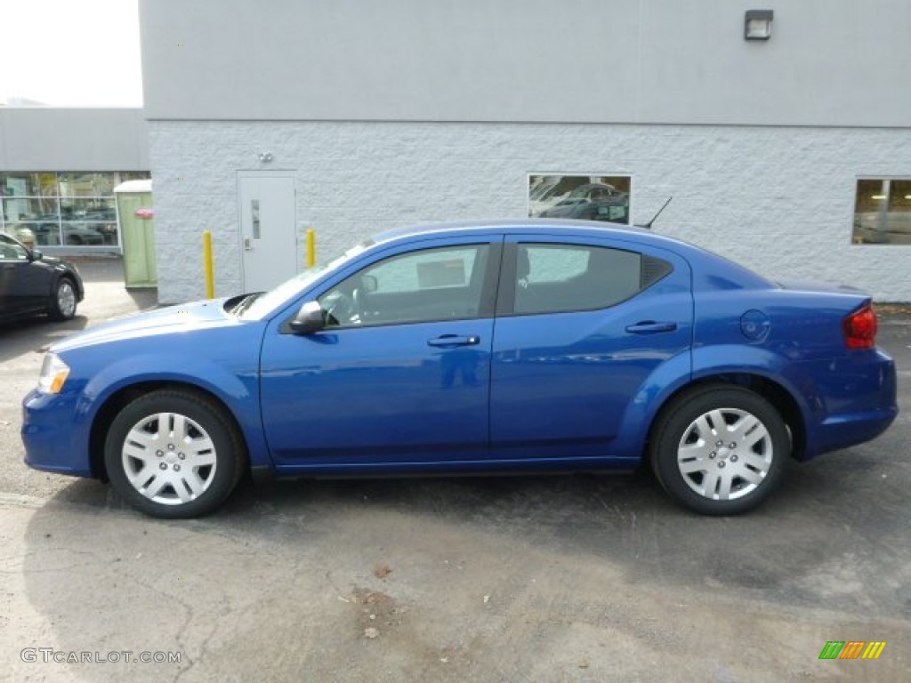 Blue Streak Pearl 2014 Dodge Avenger SE Exterior Photo #87615211