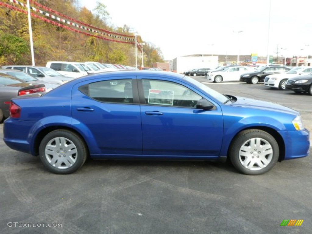 Blue Streak Pearl 2014 Dodge Avenger SE Exterior Photo #87615244