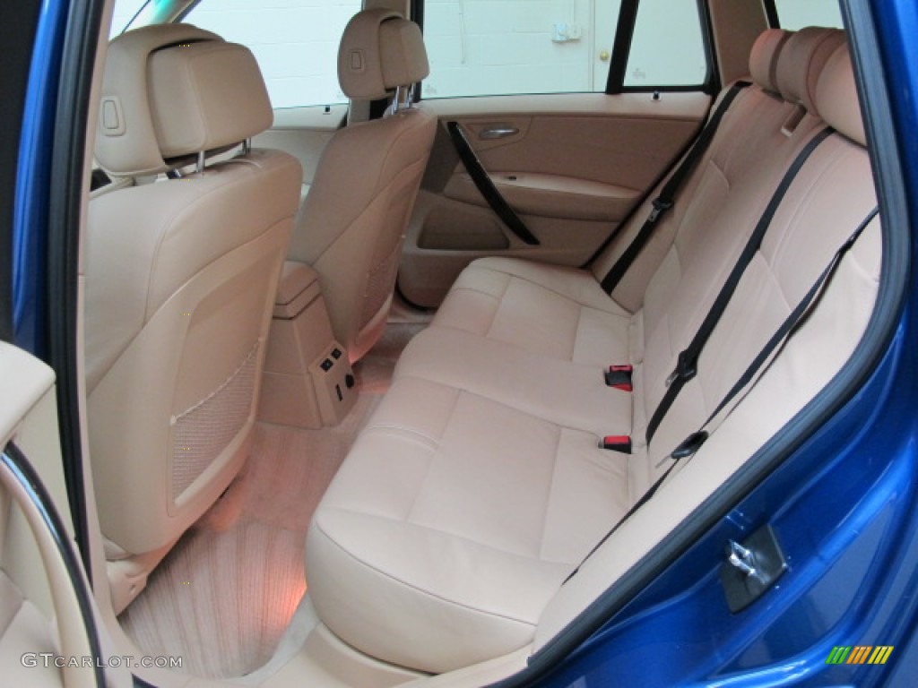 2008 BMW X3 3.0si Rear Seat Photo #87615372