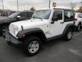 Stone White 2010 Jeep Wrangler Sport 4x4