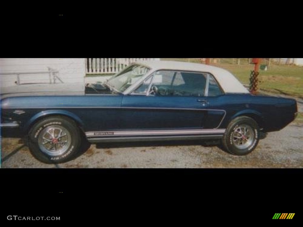 1965 Mustang Coupe - Guardsman Blue / Black photo #2