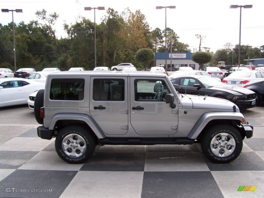 Billet Silver Metallic 2014 Jeep Wrangler Unlimited Sahara 4x4 Exterior Photo #87619172