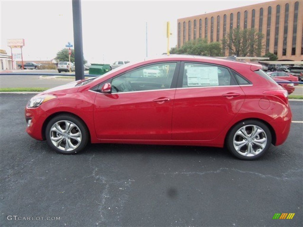 2013 Elantra GT - Red / Black photo #3