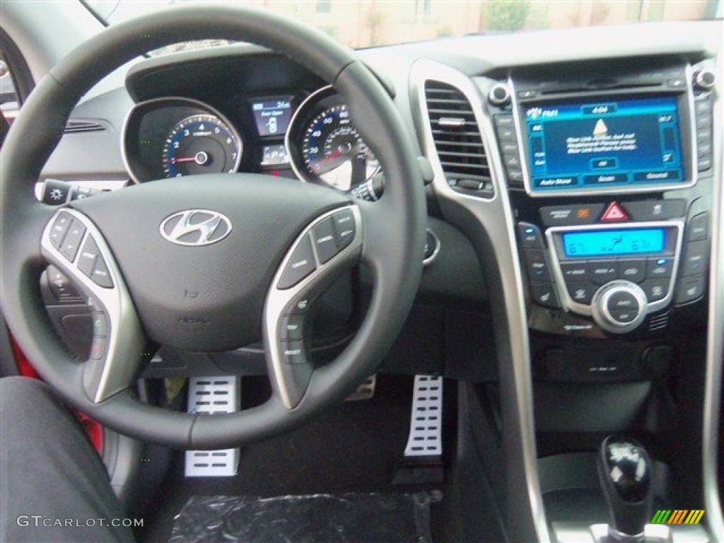 2013 Elantra GT - Red / Black photo #6