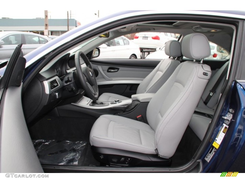 2013 3 Series 328i xDrive Coupe - Deep Sea Blue Metallic / Everest Grey/Black photo #11