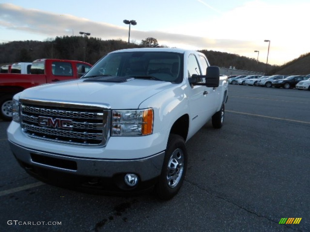 2014 Sierra 2500HD Crew Cab 4x4 - Summit White / Dark Titanium photo #1