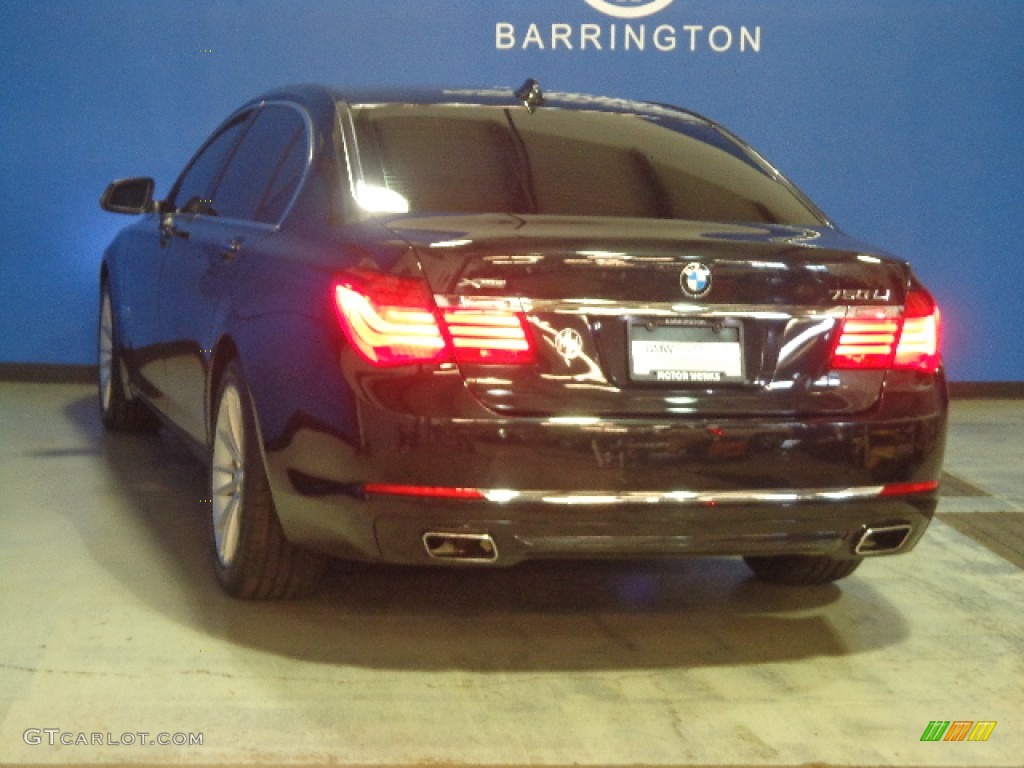 2013 7 Series 750Li Sedan - Black Sapphire Metallic / Black photo #4