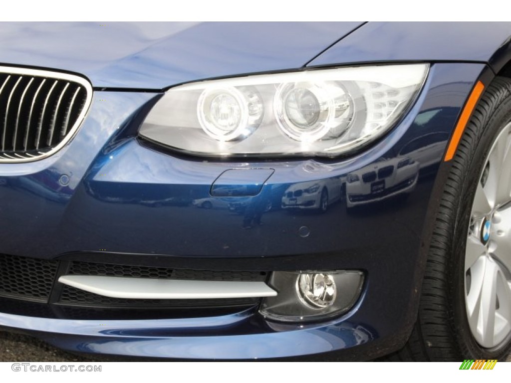 2013 3 Series 328i xDrive Coupe - Deep Sea Blue Metallic / Everest Grey/Black photo #29