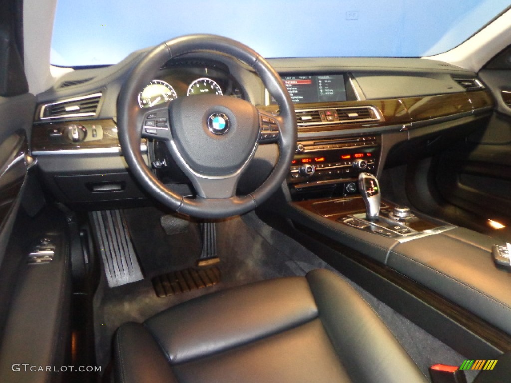 2013 7 Series 750Li Sedan - Black Sapphire Metallic / Black photo #14