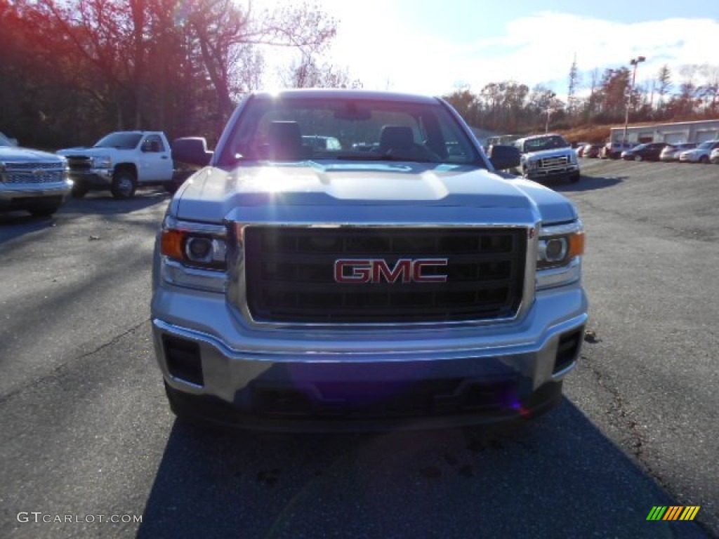 2014 Sierra 1500 Regular Cab 4x4 - Quicksilver Metallic / Jet Black/Dark Ash photo #2