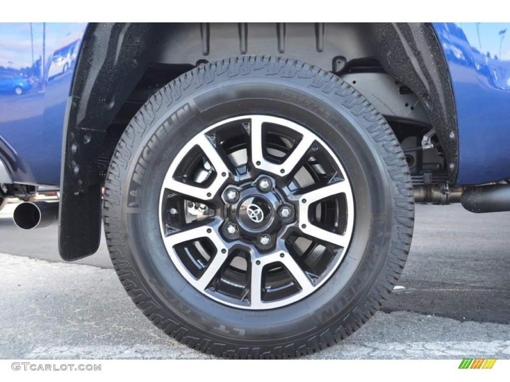 2014 Tundra SR5 Double Cab 4x4 - Blue Ribbon Metallic / Graphite photo #10