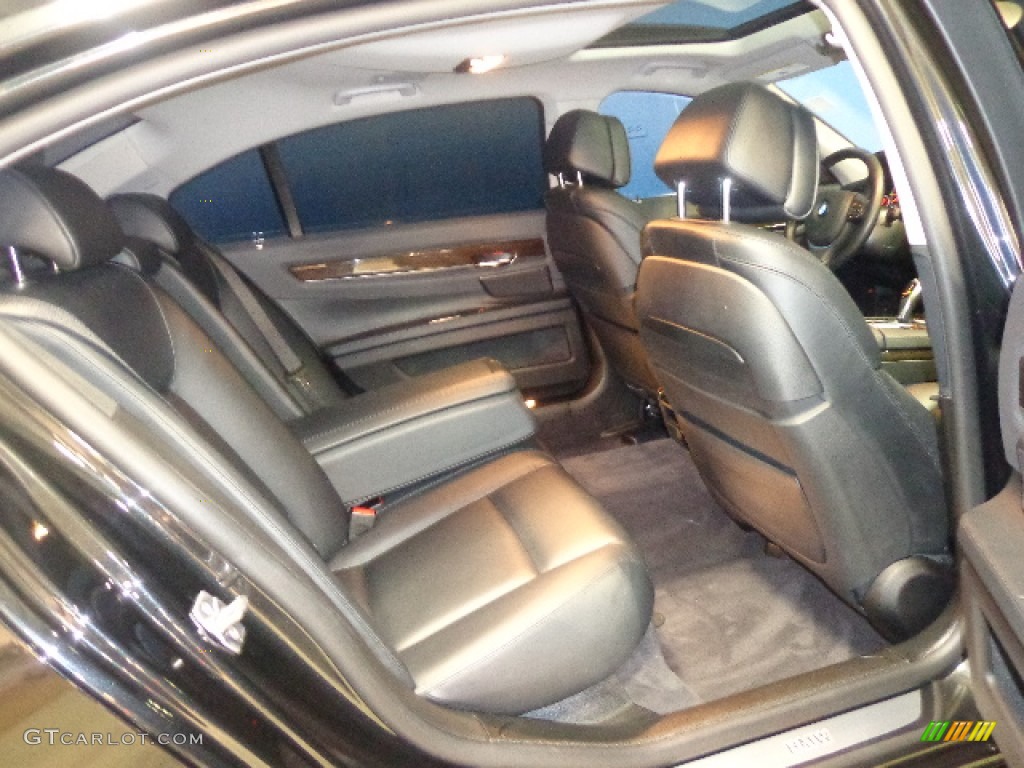 2013 7 Series 750Li Sedan - Black Sapphire Metallic / Black photo #29