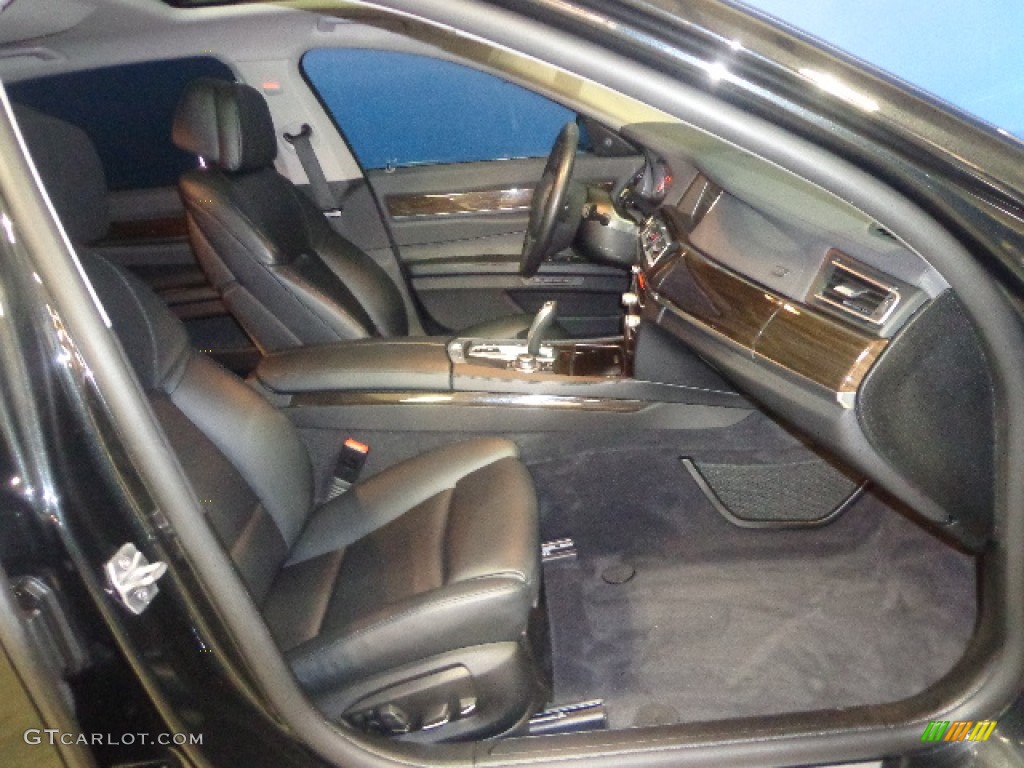 2013 7 Series 750Li Sedan - Black Sapphire Metallic / Black photo #30