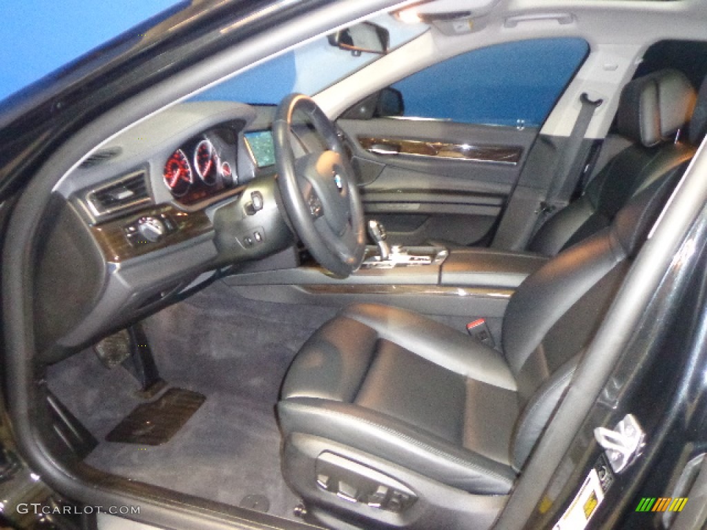 2013 7 Series 750Li Sedan - Black Sapphire Metallic / Black photo #33