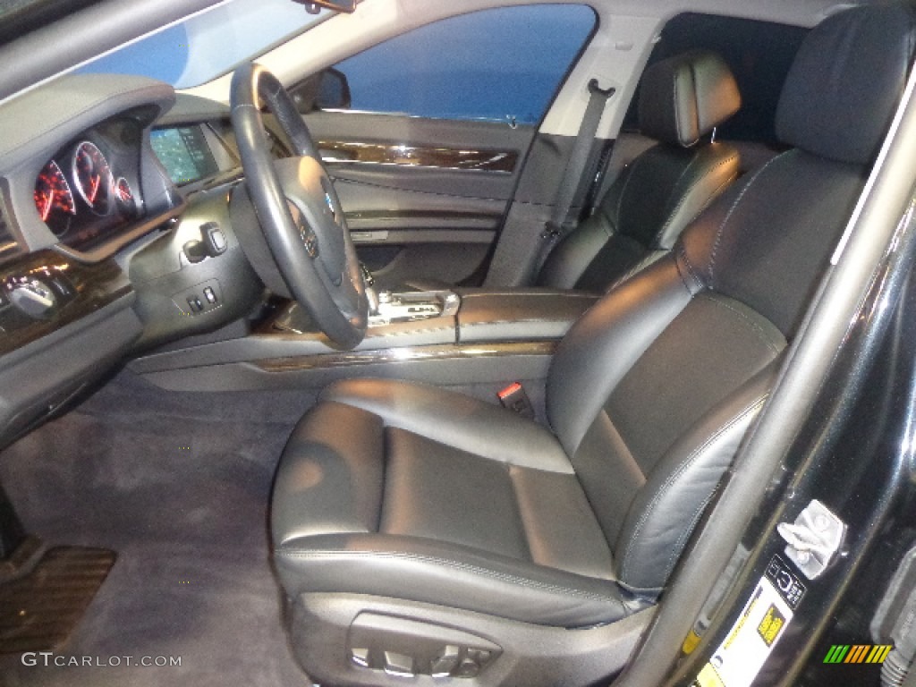 2013 7 Series 750Li Sedan - Black Sapphire Metallic / Black photo #34