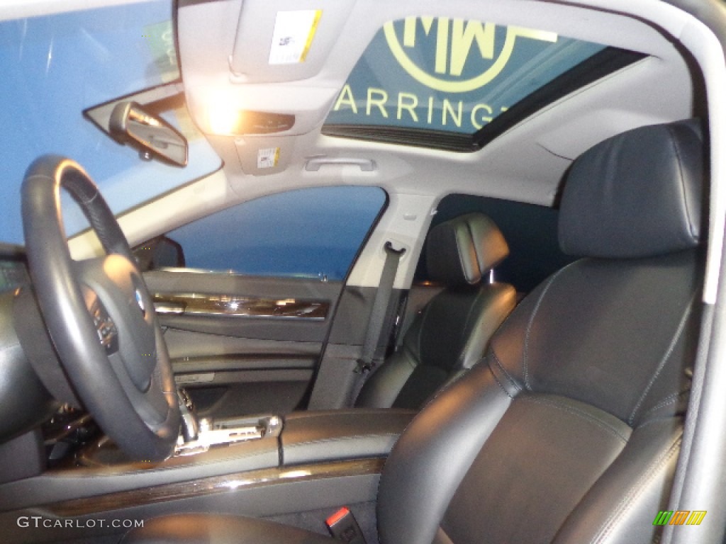 2013 7 Series 750Li Sedan - Black Sapphire Metallic / Black photo #35