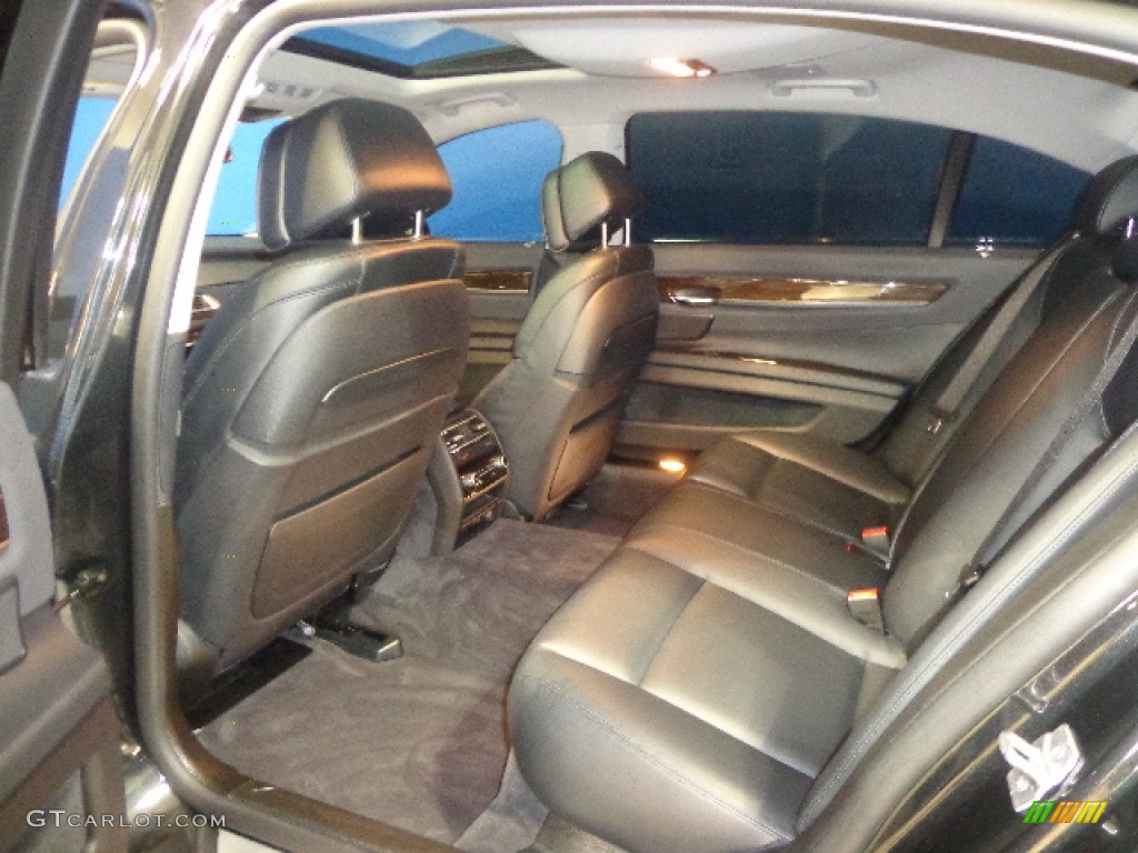 2013 7 Series 750Li Sedan - Black Sapphire Metallic / Black photo #36