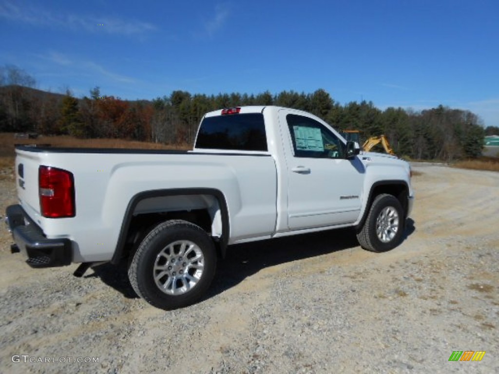 Summit White 2014 GMC Sierra 1500 SLE Regular Cab 4x4 Exterior Photo #87621925