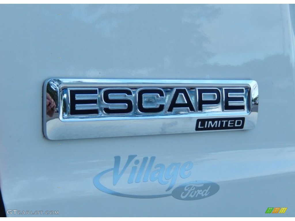 2009 Escape Limited V6 - White Suede / Camel photo #8