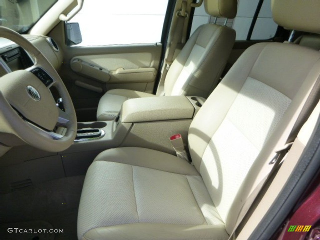 2007 Mountaineer Premier AWD - Dark Cherry Metallic / Camel photo #15