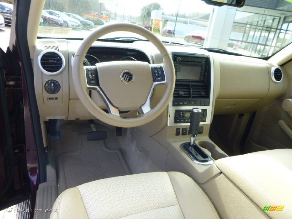 2007 Mountaineer Premier AWD - Dark Cherry Metallic / Camel photo #18