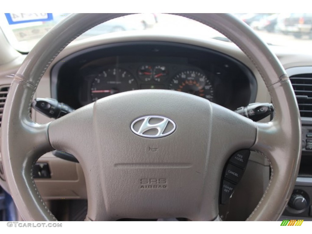 2005 Sonata GL - Ardor Blue / Beige photo #14