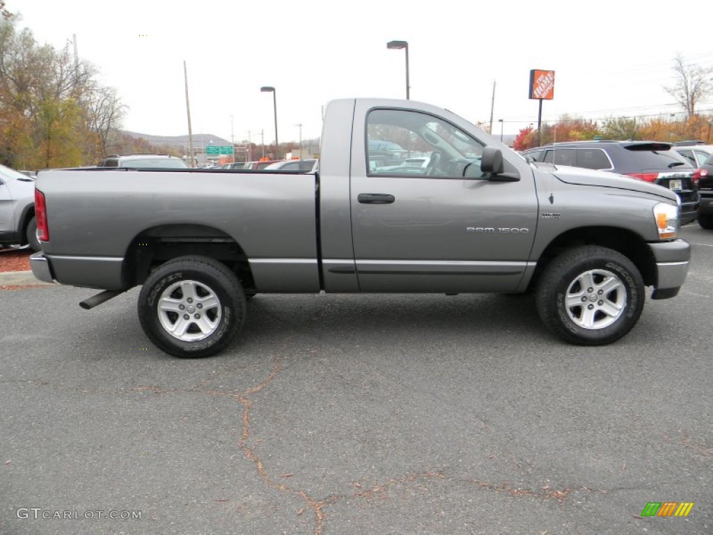 2006 Ram 1500 SLT Regular Cab 4x4 - Mineral Gray Metallic / Medium Slate Gray photo #5