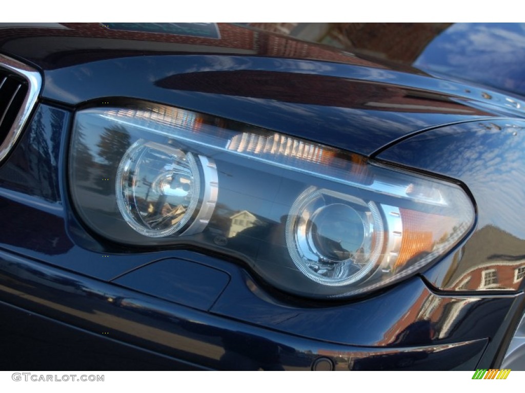 2003 7 Series 745i Sedan - Orient Blue Metallic / Dark Beige/Beige III photo #15