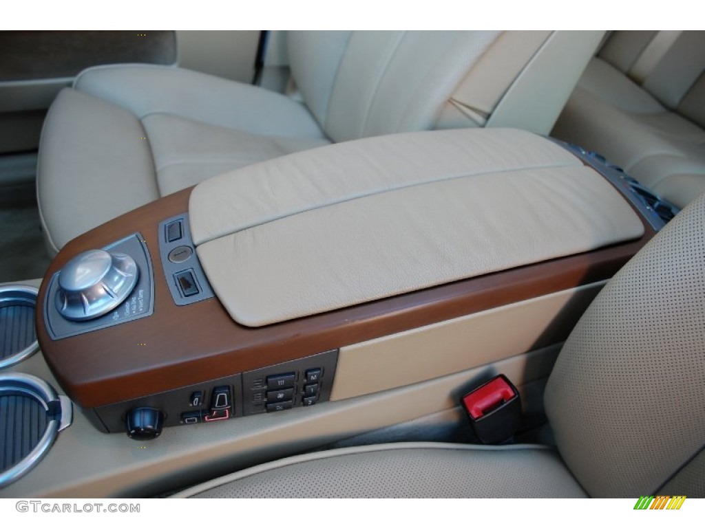 2003 7 Series 745i Sedan - Orient Blue Metallic / Dark Beige/Beige III photo #44